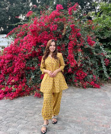 Yellow Floral Loungewear