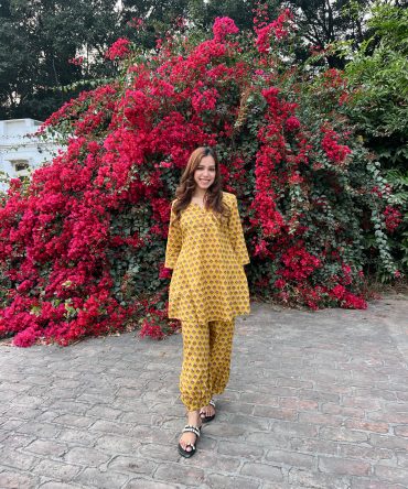 Yellow Floral Loungewear