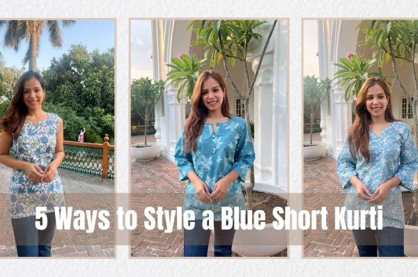 5 Ways to Style a Blue Short Kurti